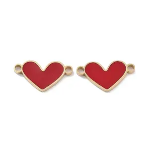 Ion Plating(IP) 304 Stainless Steel Enamel Connector Charms