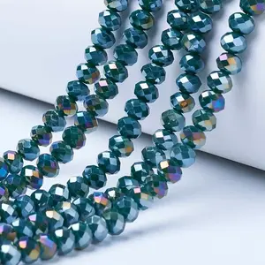 Electroplate Glass Beads Strands
