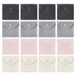 20Pcs 4 Colors Square Velvet Jewelry Bags