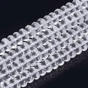 Synthetic Quartz Crystal Beads Strands