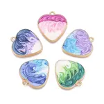 Rack Plating Alloy Enamel Pendants