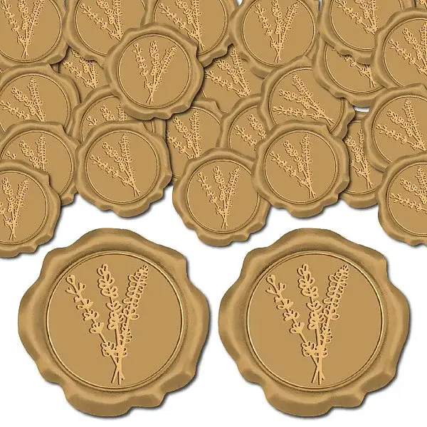 100Pcs Adhesive Wax Seal Stickers