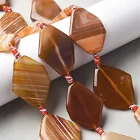 Natural Banded Agate/Striped Agate Beads Strands