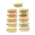 Eco-Friendly Brass Enamel Beads
