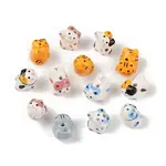 Handmade Printed Porcelain Beads