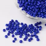 8/0 Opaque Colours Round Glass Seed Beads