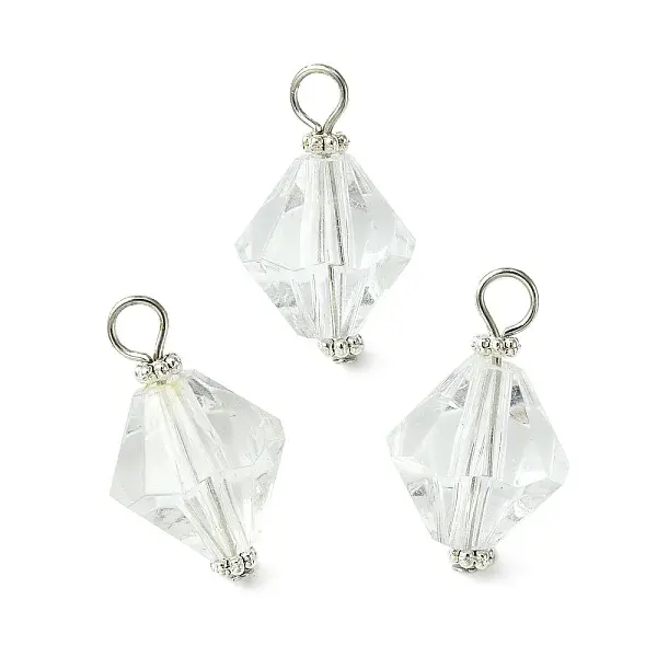 Acrylic Pendant with Iron Flat Head Pins