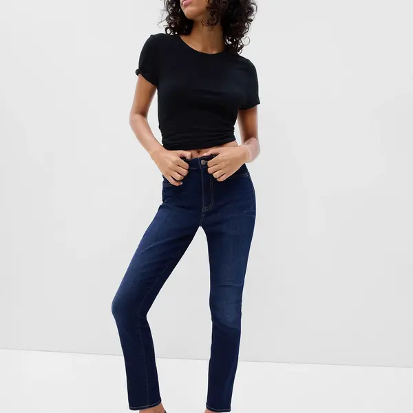 GAP Džíny high rise favorite jegging - Dámské