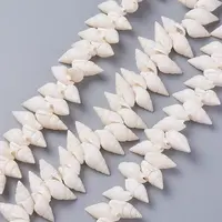 Natural Spiral Shell Beads Strands