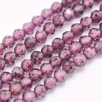 Natural Garnet Beads Strands