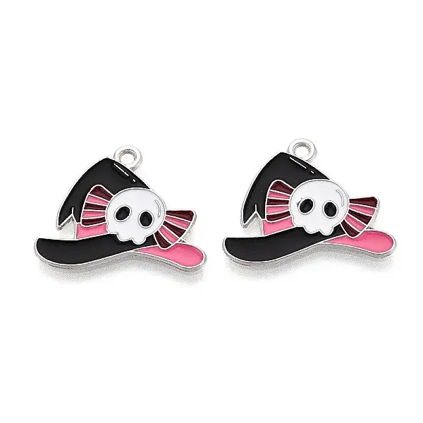 Halloween Theme Alloy and Enamel Pendants