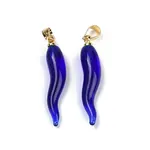 Handmade Lampwork with Brass Pendants