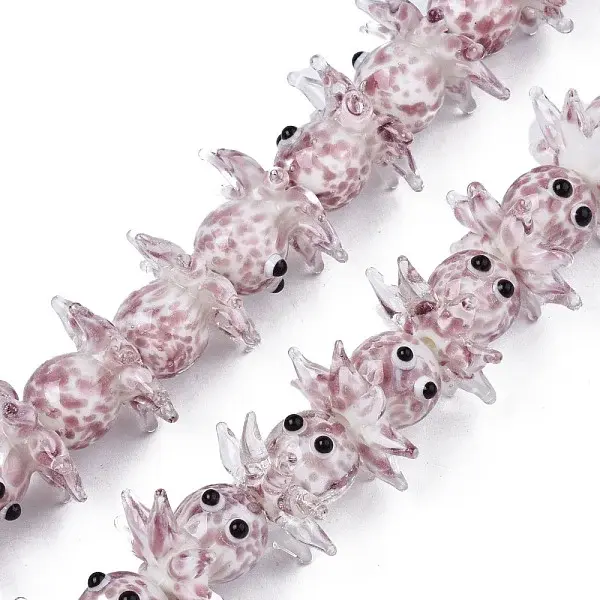 Handmade Bumpy Lampwork Beads Strands