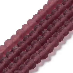 Transparent Glass Beads Strands