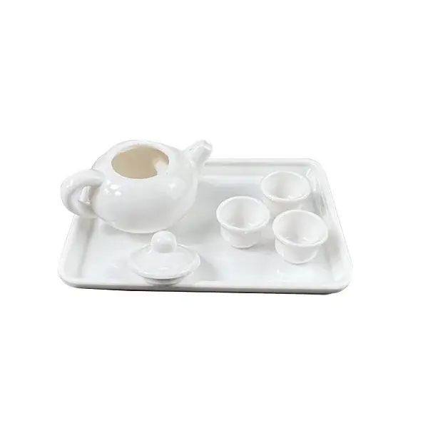 Mini Plastic Tea Set Model