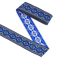 Polyester Jacquard Rhombus Ribbons