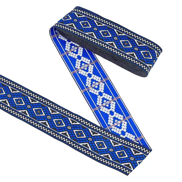 Polyester Jacquard Rhombus Ribbons