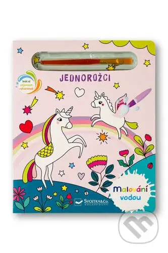 Malování vodou: Jednorožci - kniha z kategorie Omalovánky
