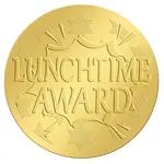 Plastic Self Adhesive Gold Foil Embossed Stickers