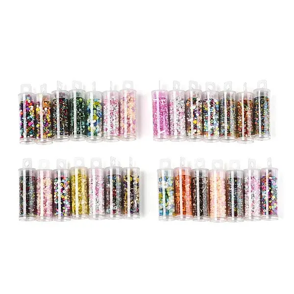 7 Bottles DIY Glass Seed Beads Sets