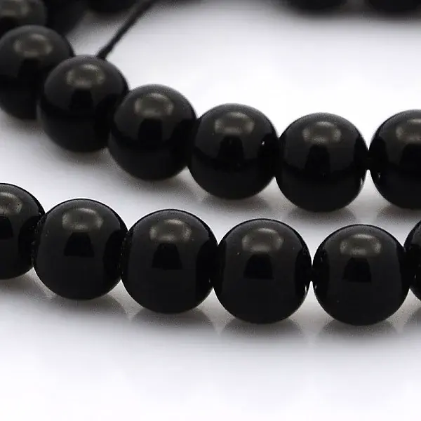 Round Glass Beads Strands