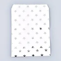 Star Pattern Eco-Friendly Kraft Paper Bags