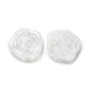 Transparent Crackle Acrylic Beads