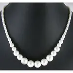 21 inch Glass Pearl Necklace