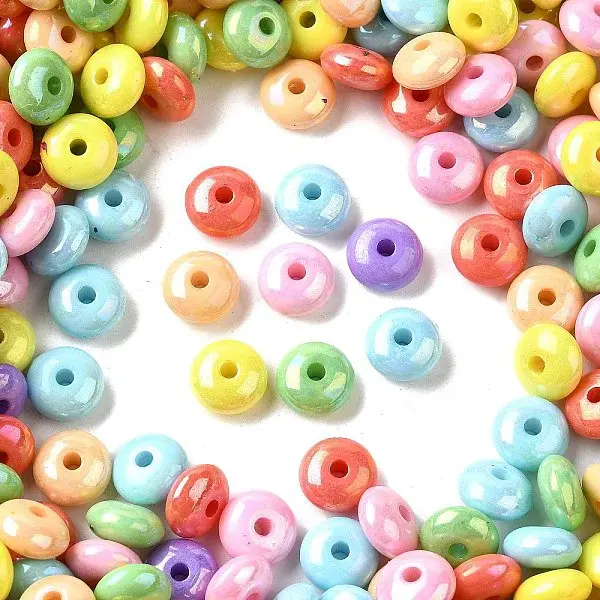 UV Plating Opaque Acrylic Beads