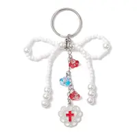 Glass Seed Bead Keychain