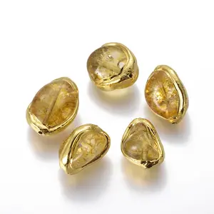 Dyed Natural Quartz Crystal Beads