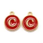 Golden Plated Alloy Enamel Charms