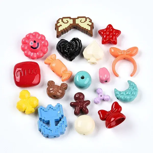 Opaque Acrylic Beads