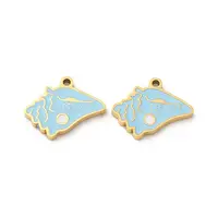 304 Stainless Steel Enamel Charms