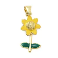 Brass Enamel Pendants