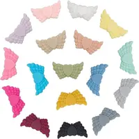 17Pcs 17 Colors Food Grade Eco-Friendly Silicone Focal Beads