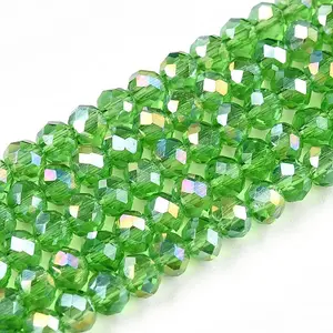 Electroplate Glass Beads Strands