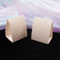 100Pcs Foldbale Paper Jewelry Display Cards