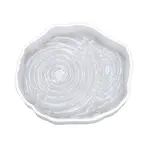 Living Room Tea Table Creative Home Decoration Resin Drop Glue Ripple Coaster Silicone Mold Square Coaster Tray Ornament