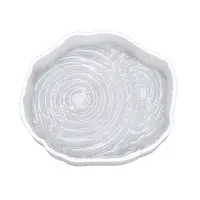 Living Room Tea Table Creative Home Decoration Resin Drop Glue Ripple Coaster Silicone Mold Square Coaster Tray Ornament