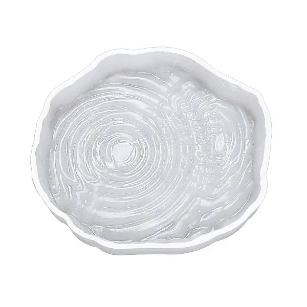 Living Room Tea Table Creative Home Decoration Resin Drop Glue Ripple Coaster Silicone Mold Square Coaster Tray Ornament