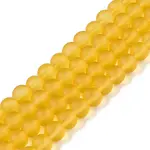 Transparent Glass Bead Strands