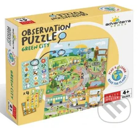 Postřehové puzzle Ekologické město - puzzle z kategorie Maxi dílky