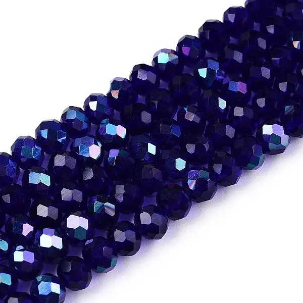 Electroplate Glass Beads Strands