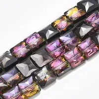 Electroplate Glass Beads Strands