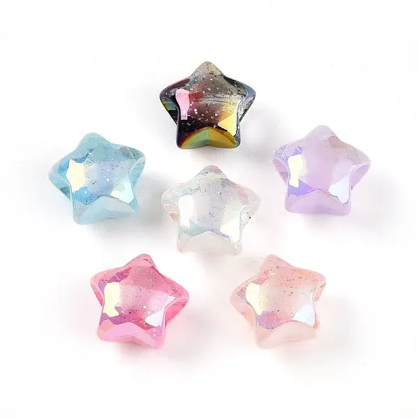 Transparent UV Plating Acrylic Beads