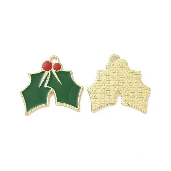 Christmas Theme Rack Plating Alloy Enamel Pendants