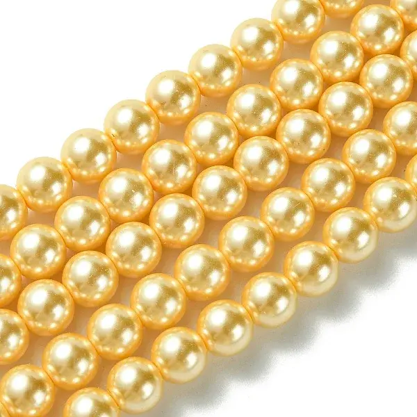 Eco-Friendly Glass Pearl Beads Strands