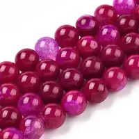 Dyed Natural Agate Beads Strands