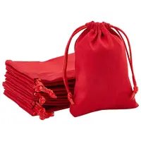 12Pcs Velvet Cloth Drawstring Bags